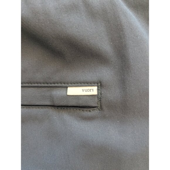 Vuori Womens Meta Wideleg Pant - Black - Picture 5 of 5